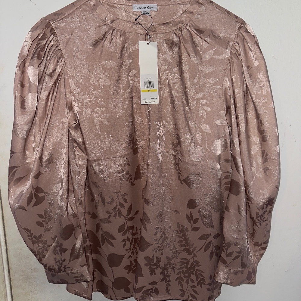 Calvin Klein Blouse size Medium New with tag